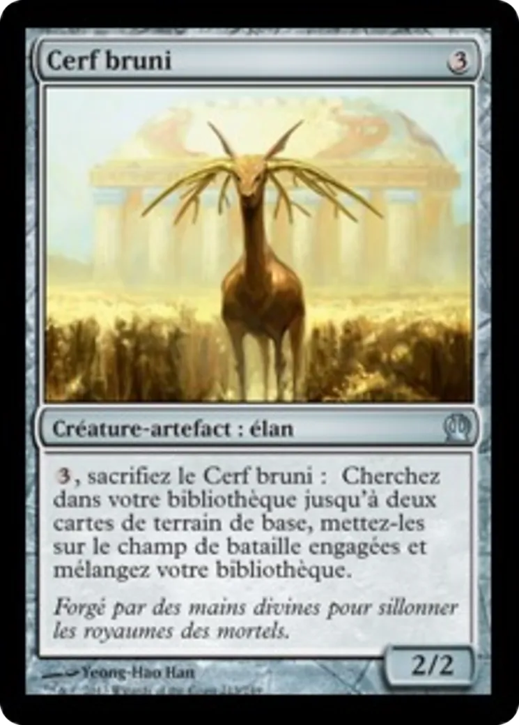 Cerf bruni — Theros — Magic: The Gathering