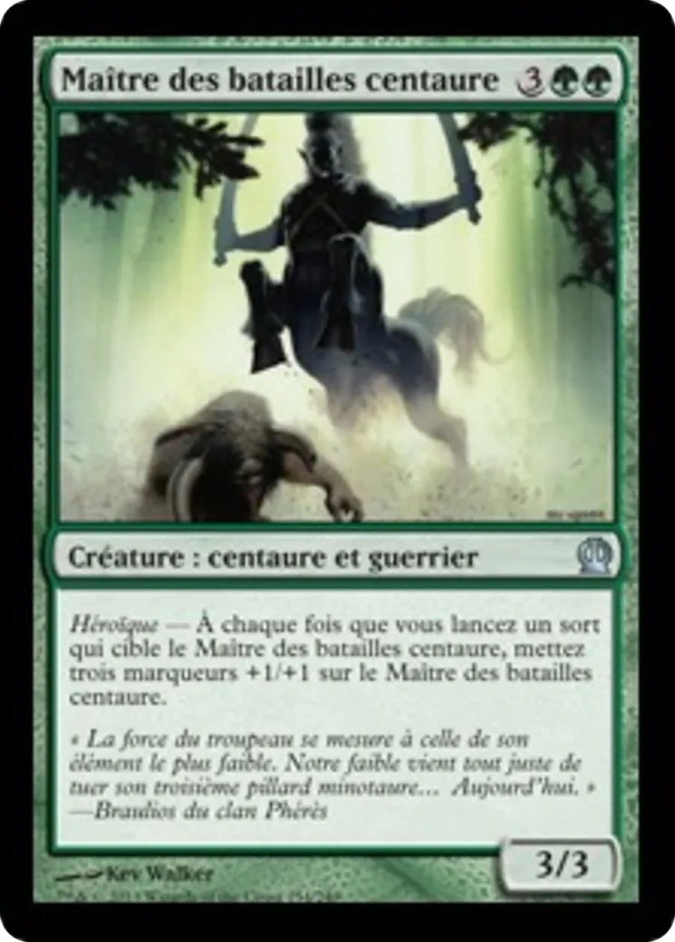 Maître des batailles centaure — Theros — Magic: The Gathering
