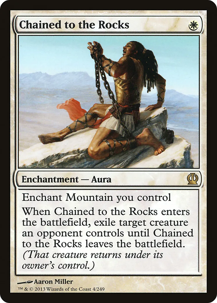 Enchaîné aux rochers — Theros — Magic: The Gathering