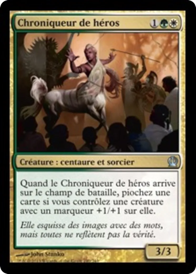 Chroniqueur de héros — Theros — Magic: The Gathering