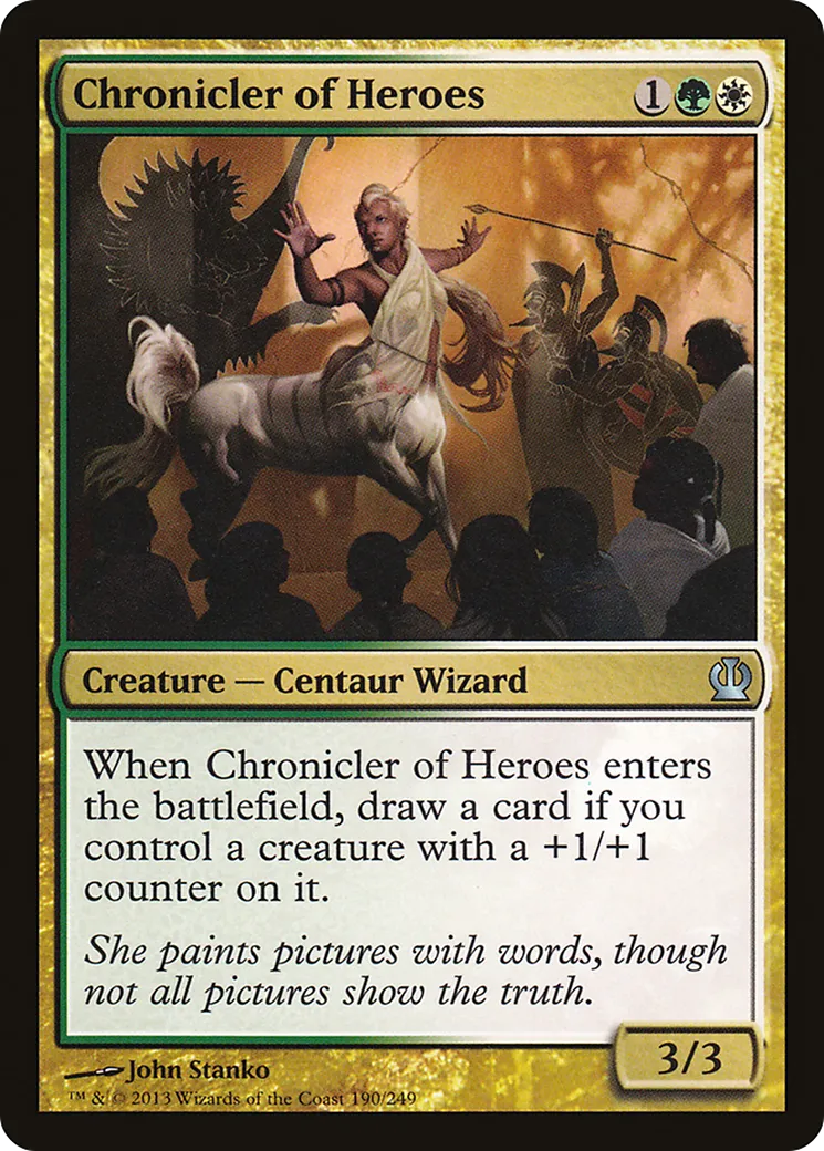 Chronicler of Heroes — Theros — Magic: The Gathering