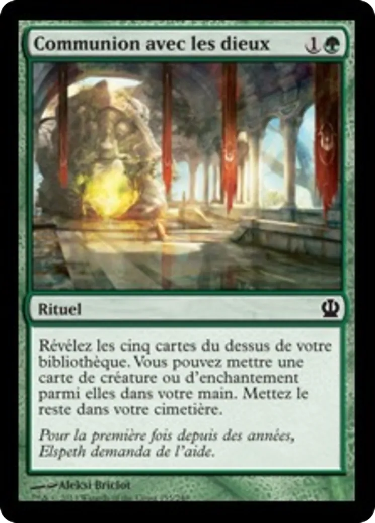 Communion avec les dieux — Theros — Magic: The Gathering