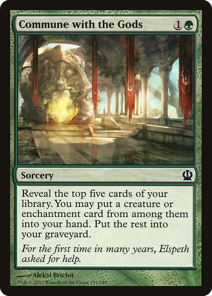 Commune with the Gods — Theros — Magic: The Gathering