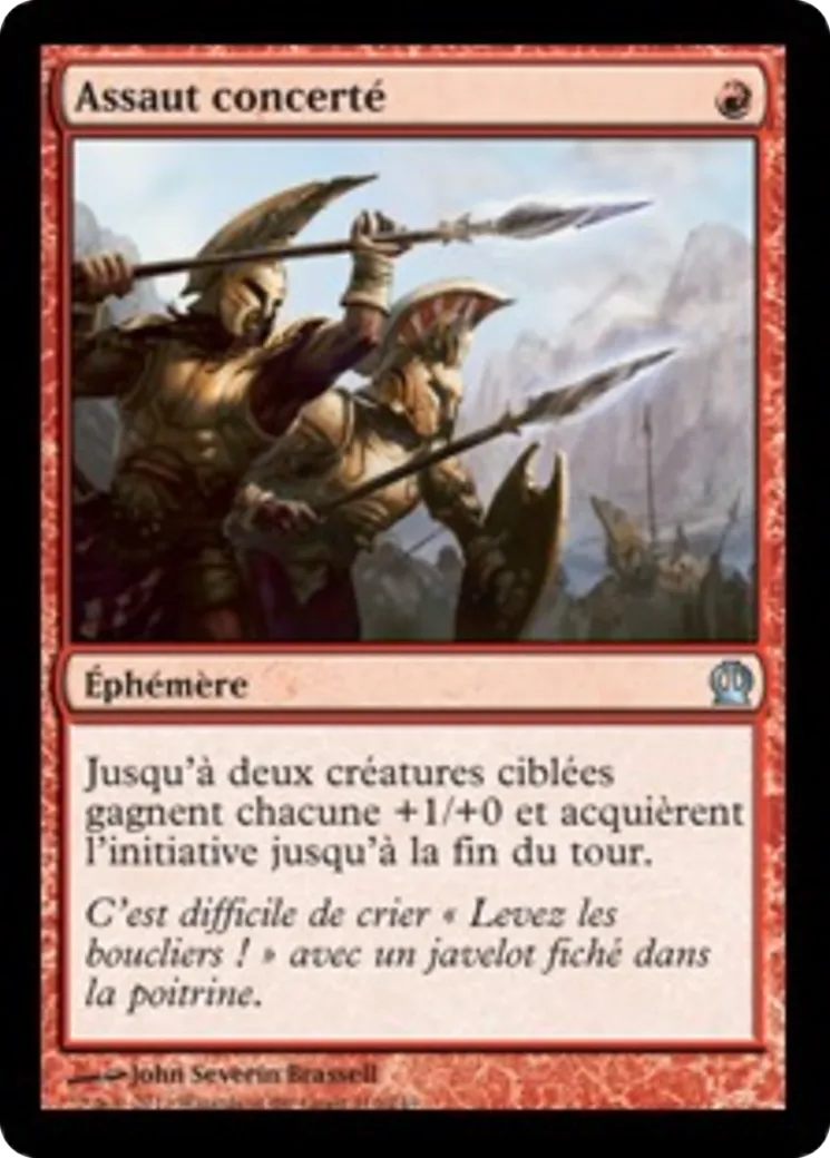 Assaut concerté — Theros — Magic: The Gathering
