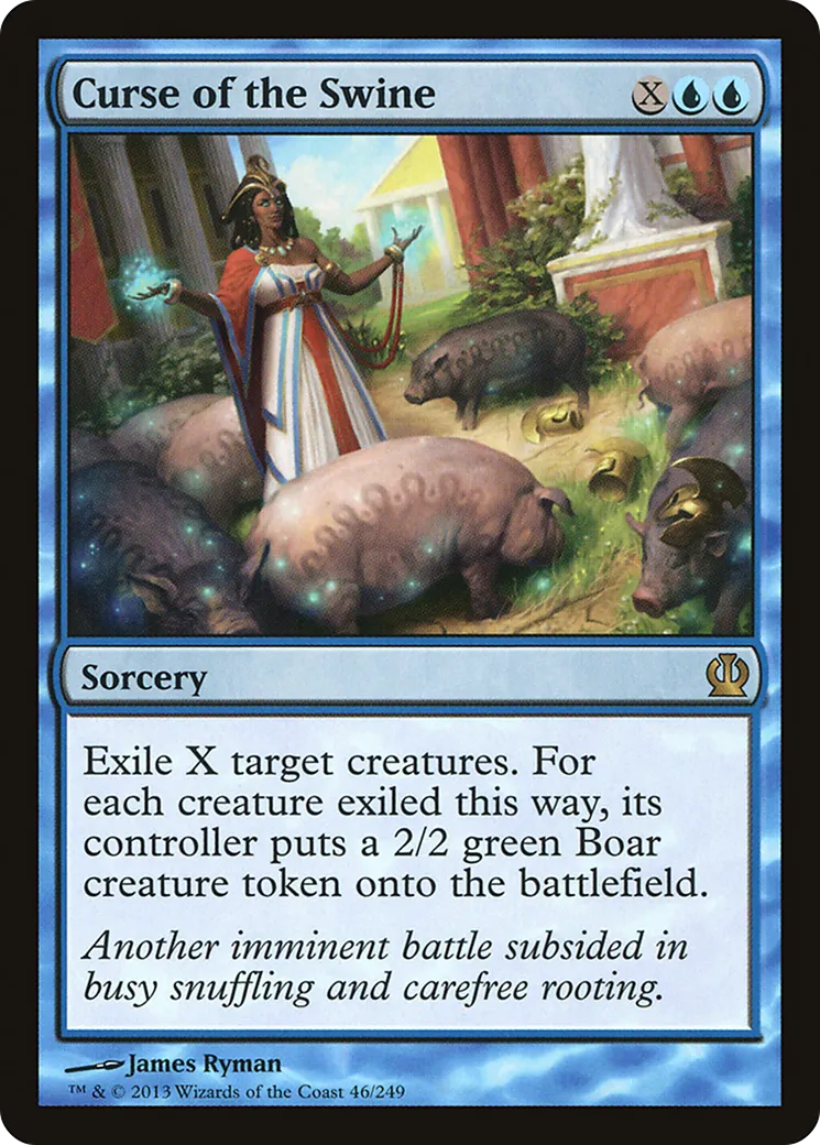 Curse of the Swine — Theros — Magic: The Gathering