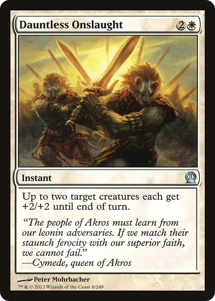 Dauntless Onslaught — Theros — Magic: The Gathering