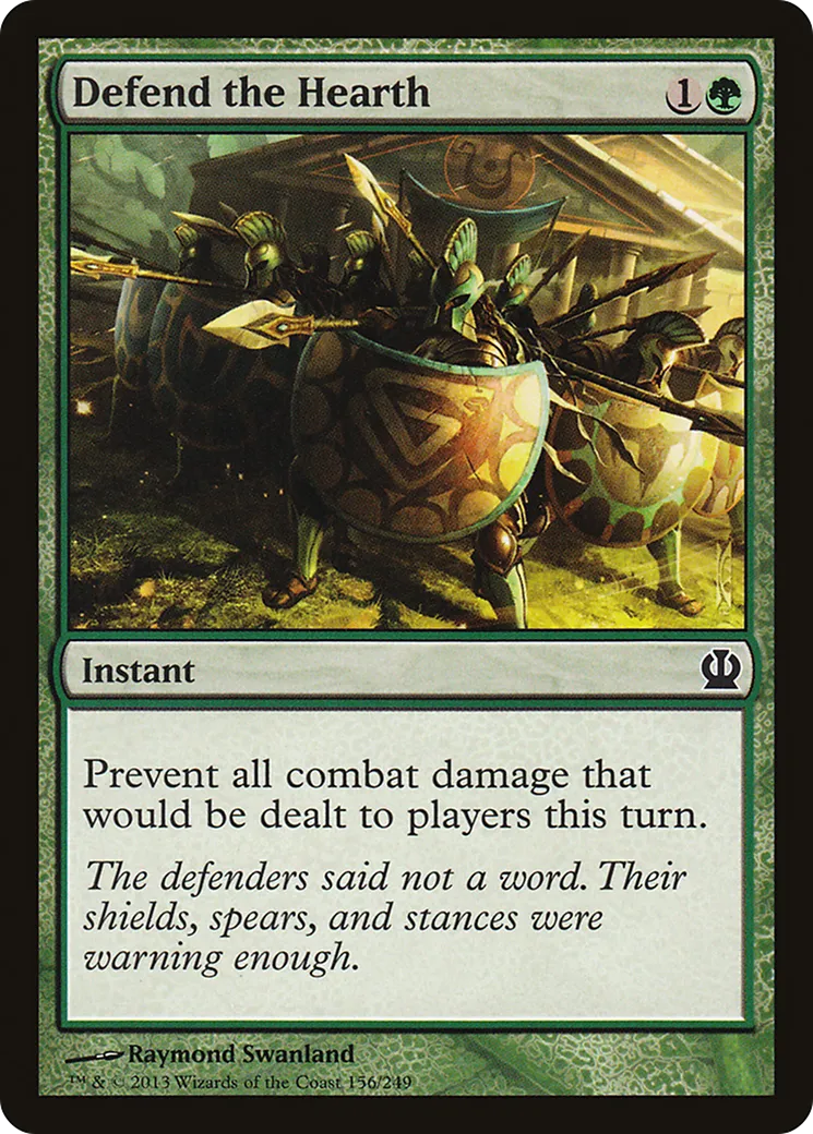 Defend the Hearth — Theros — Magic: The Gathering