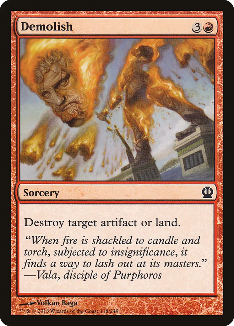 Démolition — Theros — Magic: The Gathering