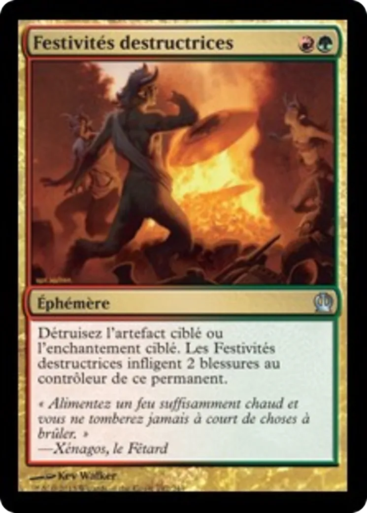 Festivités destructrices — Theros — Magic: The Gathering