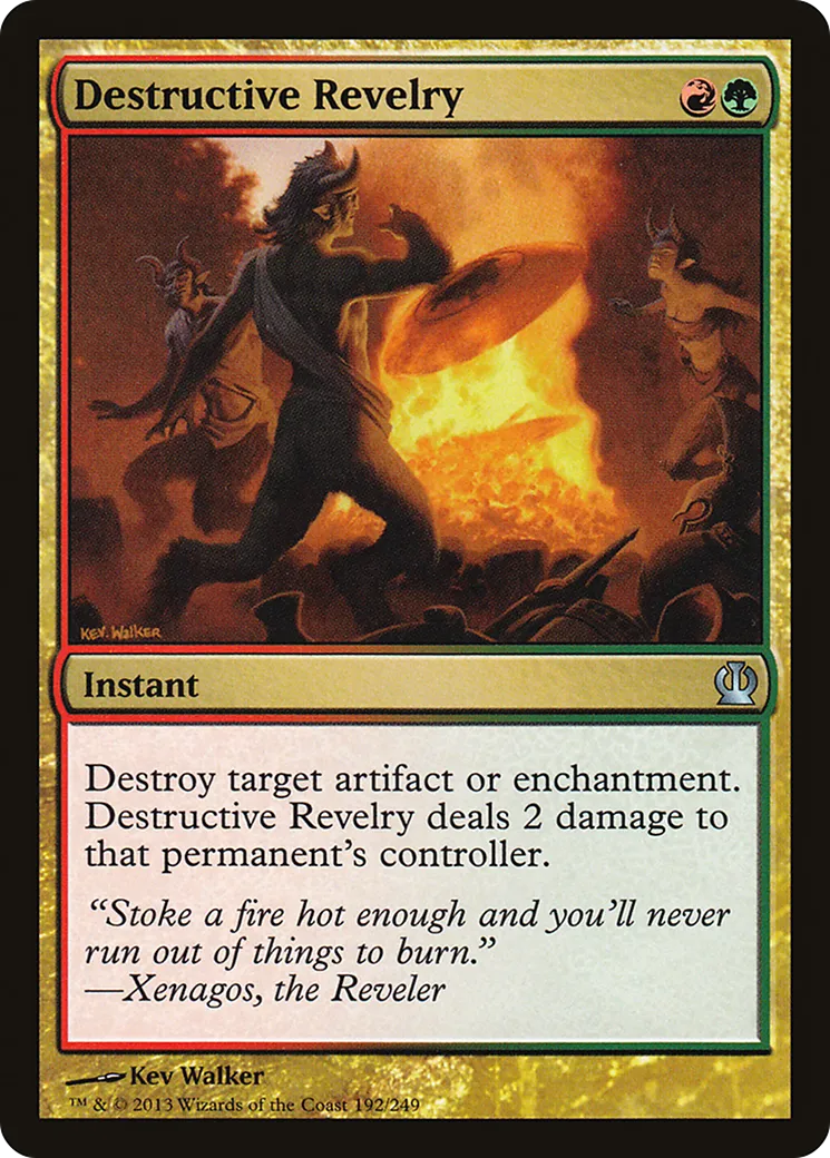 Destructive Revelry — Theros — Magic: The Gathering