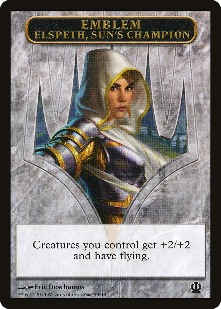 Elspeth, Sun's Champion Emblem — Theros — Magic: The Gathering
