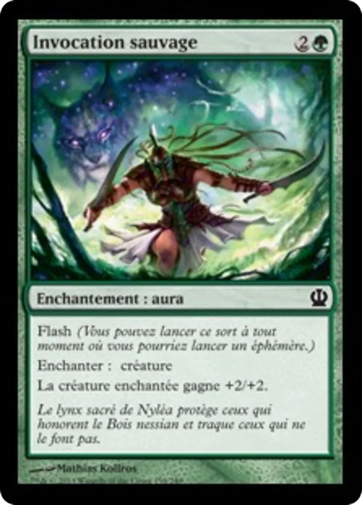 Invocation sauvage — Theros — Magic: The Gathering