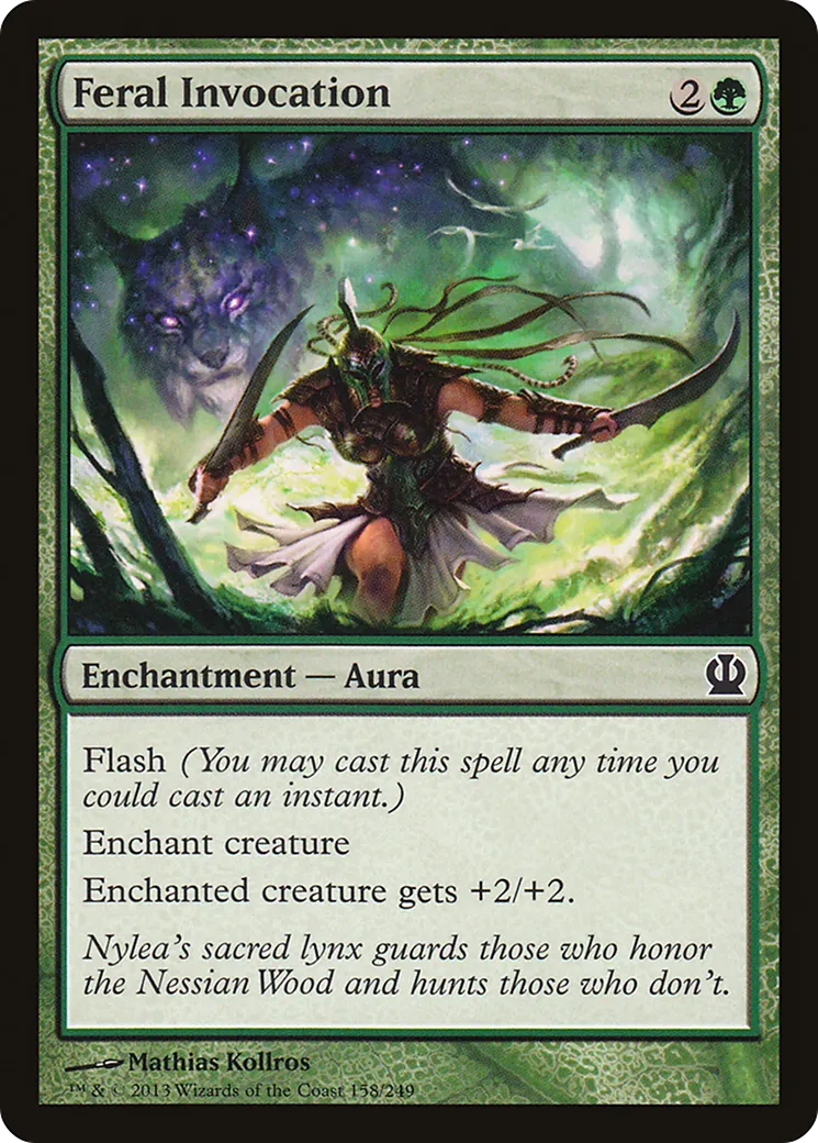 Feral Invocation — Theros — Magic: The Gathering