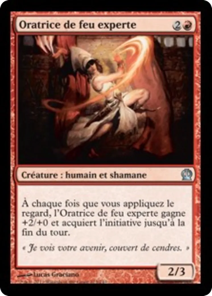 Oratrice de feu experte — Theros — Magic: The Gathering