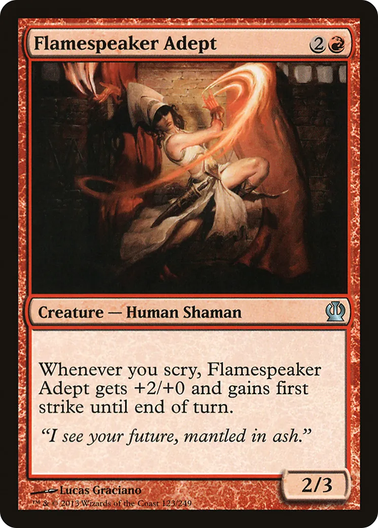 Flamespeaker Adept — Theros — Magic: The Gathering