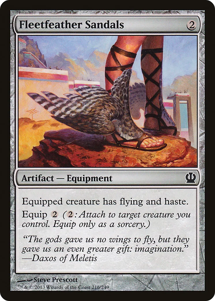 Fleetfeather Sandals — Theros — Magic: The Gathering