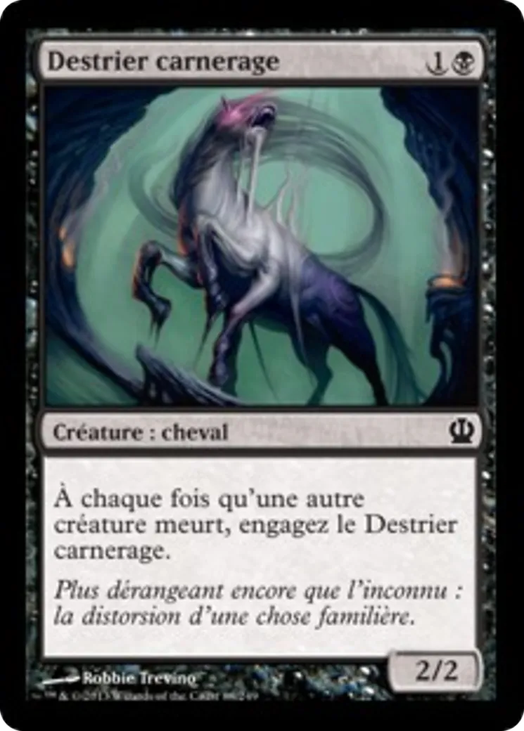 Destrier carnerage — Theros — Magic: The Gathering