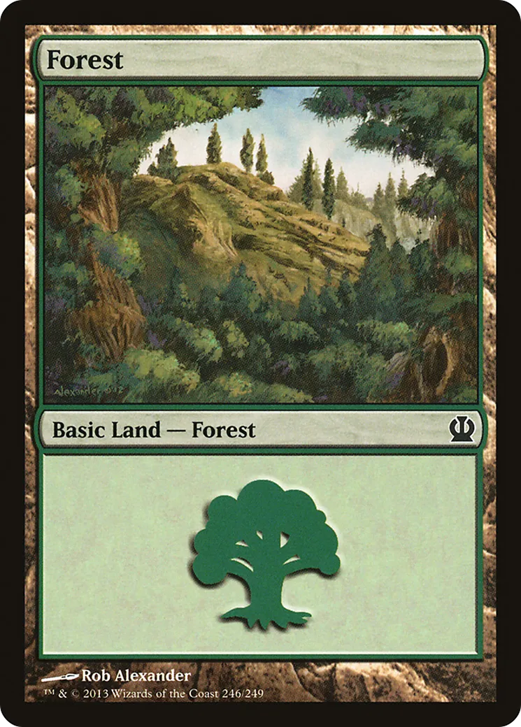 Forest — Theros — Magic: The Gathering