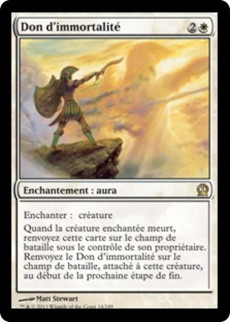 Don d'immortalité — Theros — Magic: The Gathering