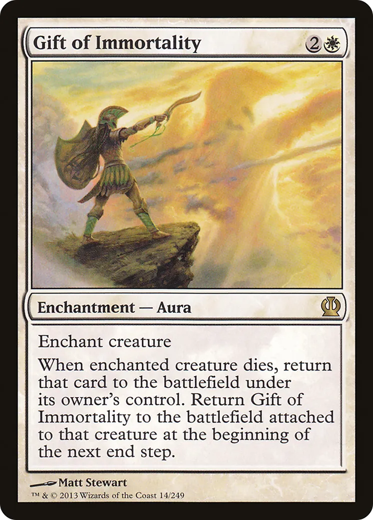 Gift of Immortality — Theros — Magic: The Gathering