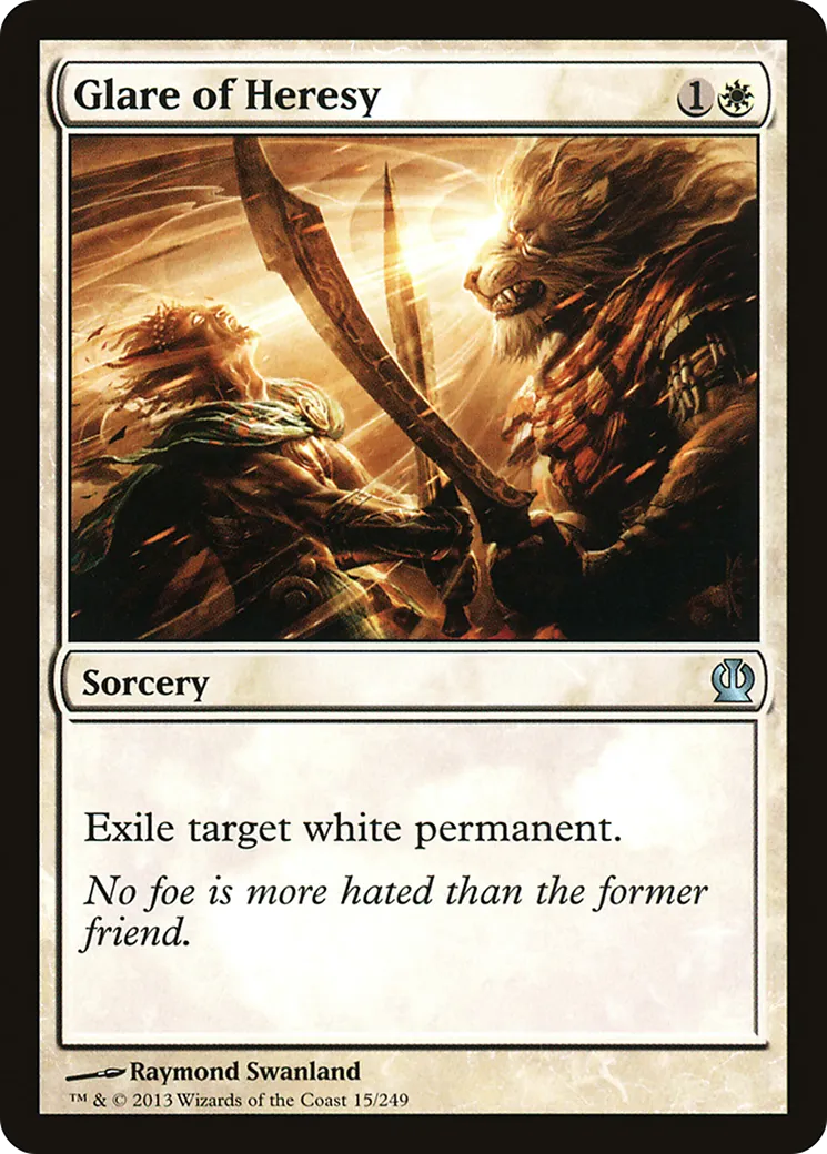 Glare of Heresy — Theros — Magic: The Gathering