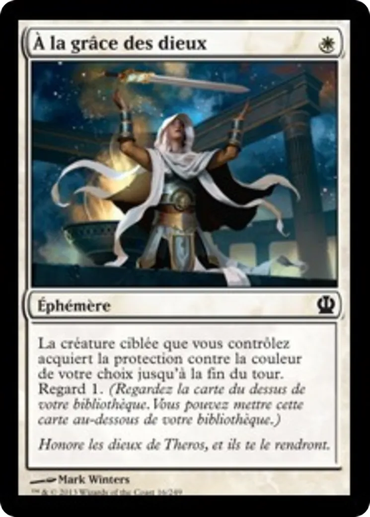 À la grâce des dieux — Theros — Magic: The Gathering