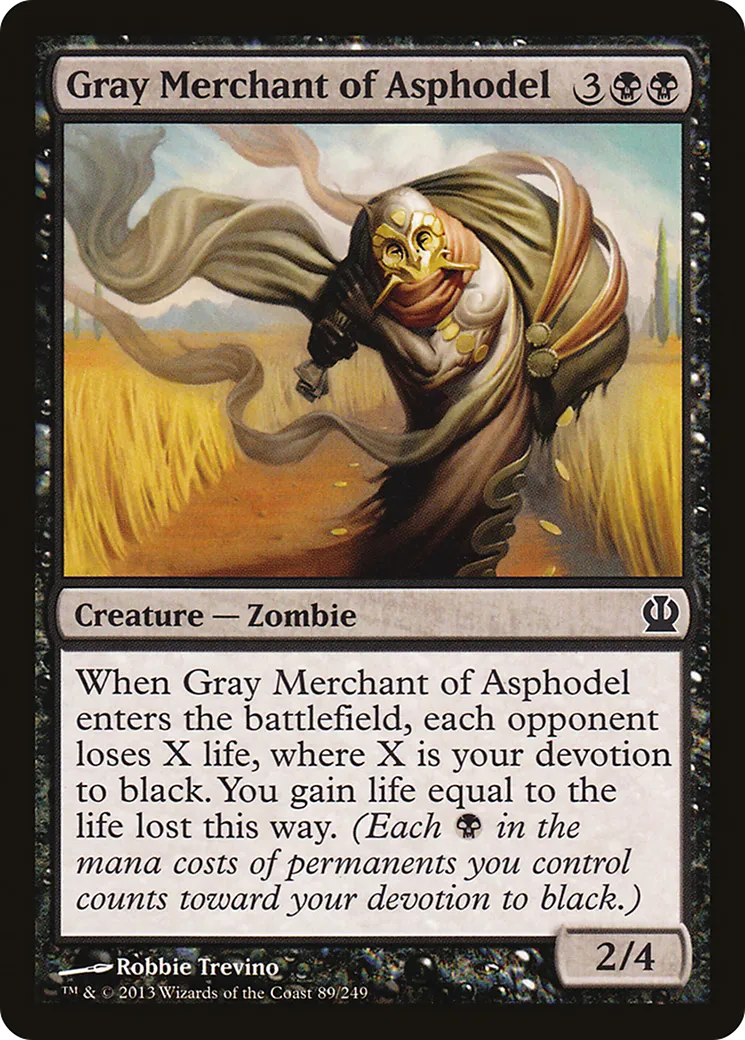 Marchand gris d'Asphodèle — Theros — Magic: The Gathering