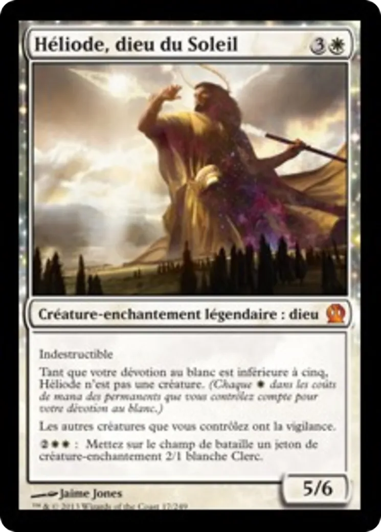Héliode, dieu du Soleil — Theros — Magic: The Gathering