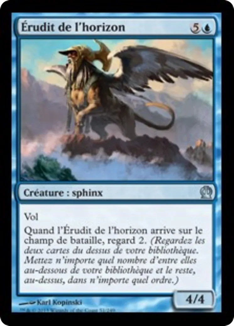 Érudit de l'horizon — Theros — Magic: The Gathering
