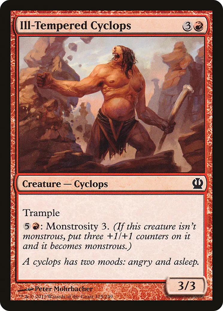 Cyclope irascible — Theros — Magic: The Gathering