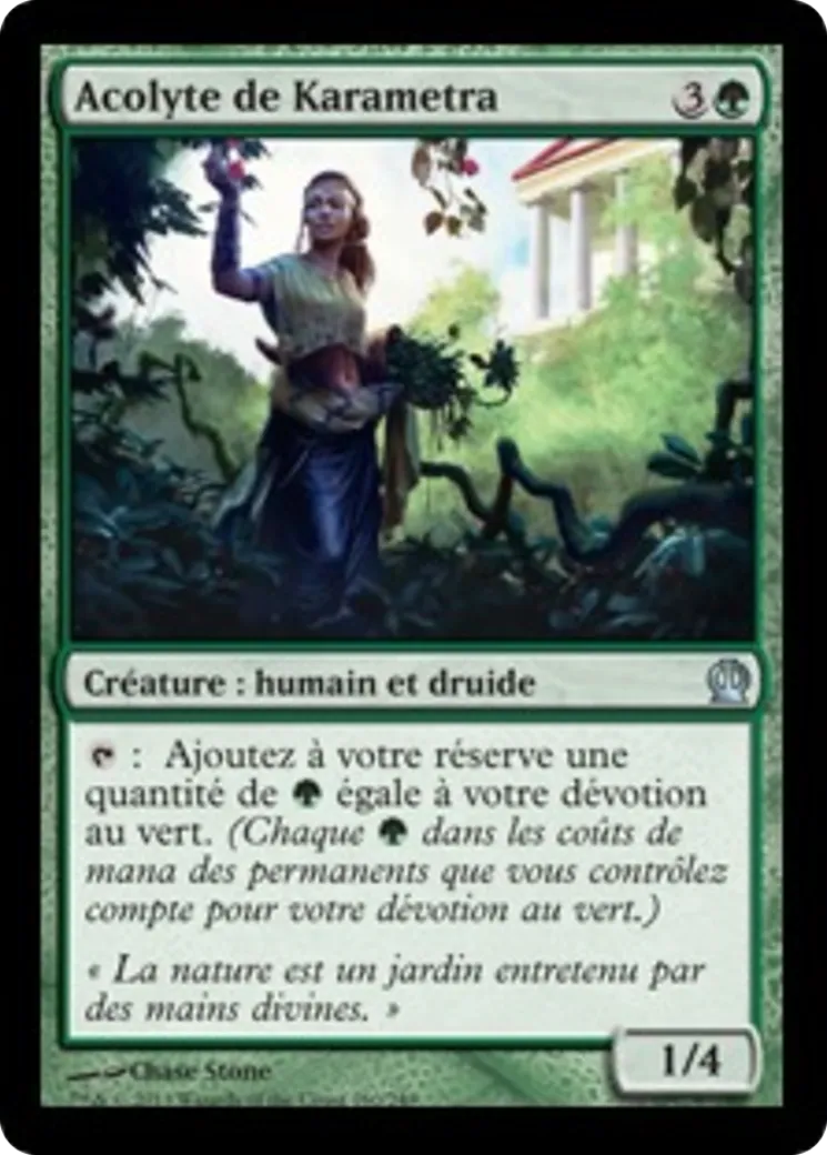 Acolyte de Karametra — Theros — Magic: The Gathering