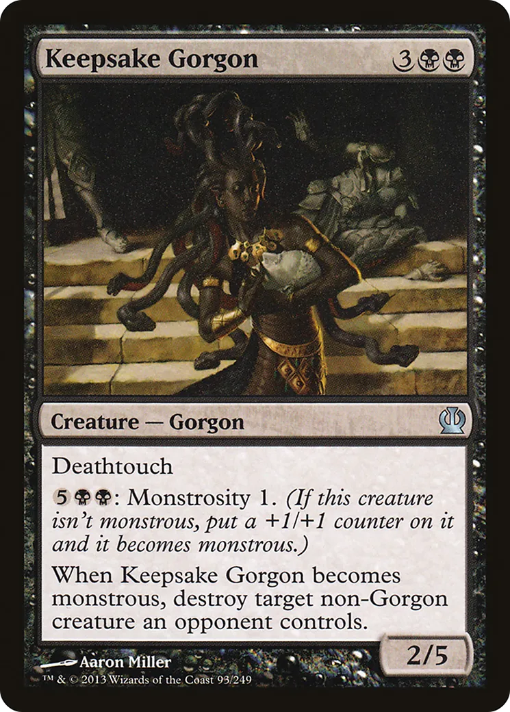 Keepsake Gorgon — Theros — Magic: The Gathering