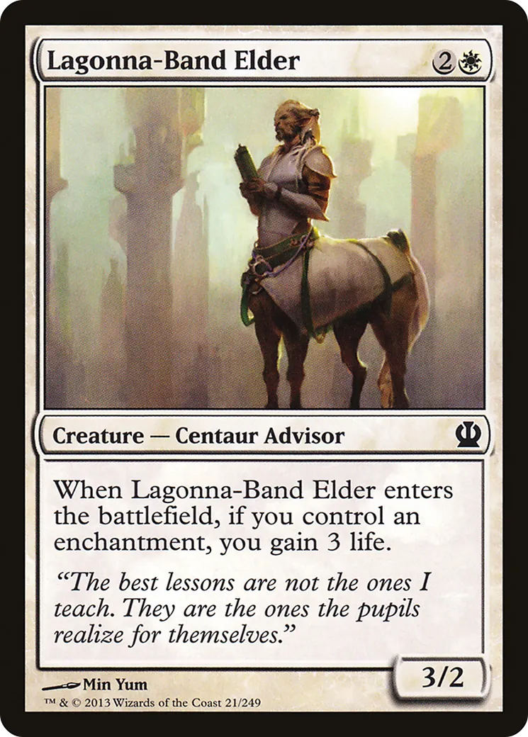 Lagonna-Band Elder — Theros — Magic: The Gathering