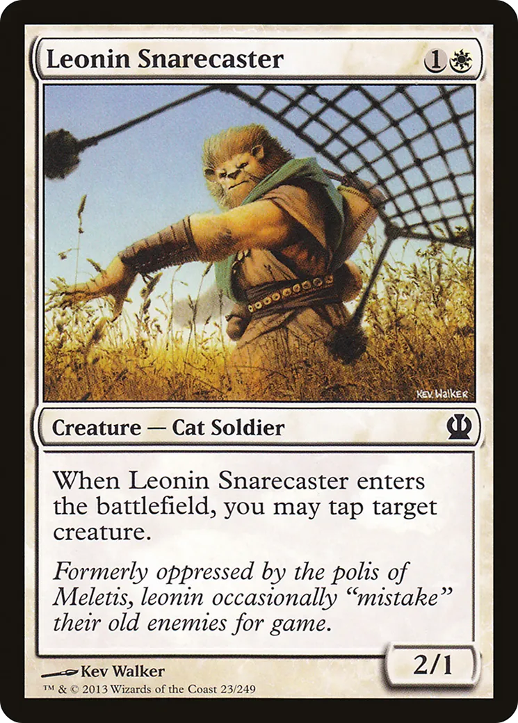 Leonin Snarecaster — Theros — Magic: The Gathering