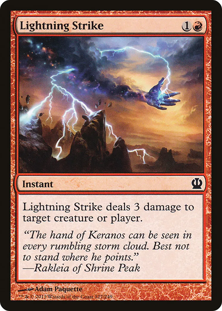 Frappe foudroyante — Theros — Magic: The Gathering