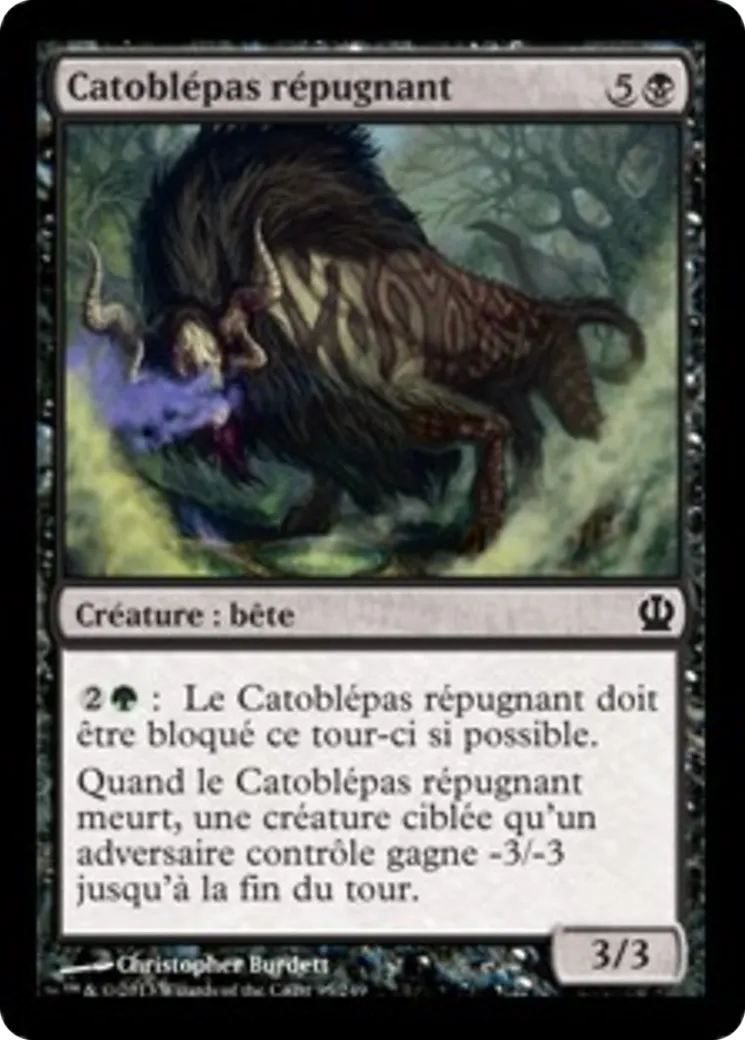 Catoblépas répugnant — Theros — Magic: The Gathering