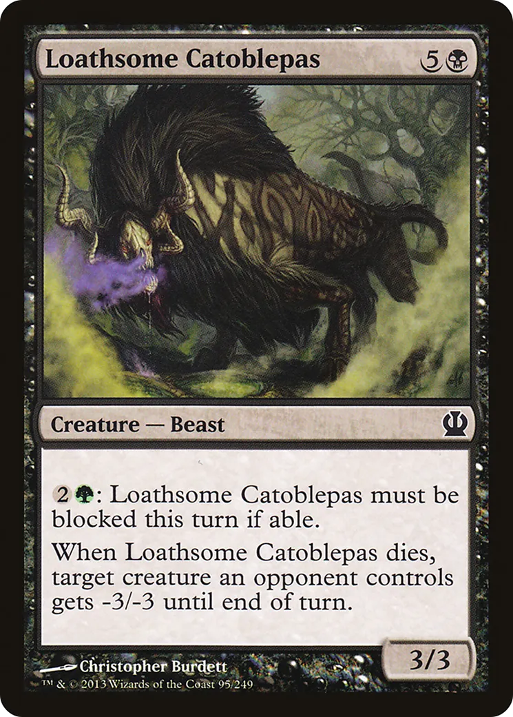 Loathsome Catoblepas — Theros — Magic: The Gathering
