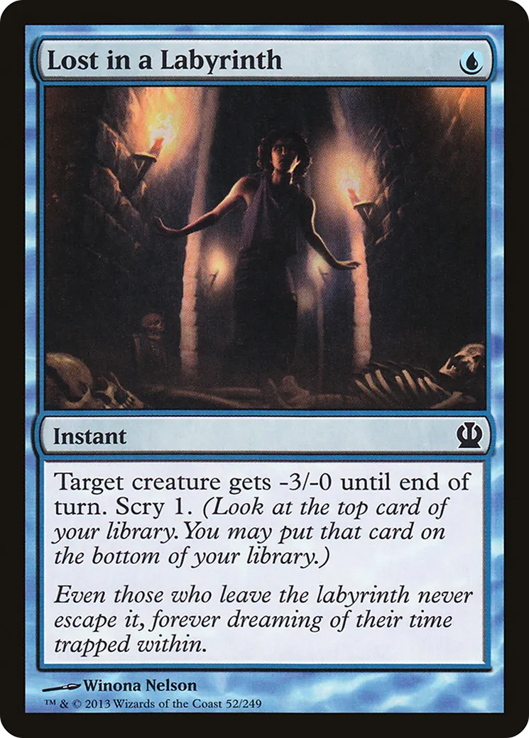 Perdu dans un labyrinthe — Theros — Magic: The Gathering