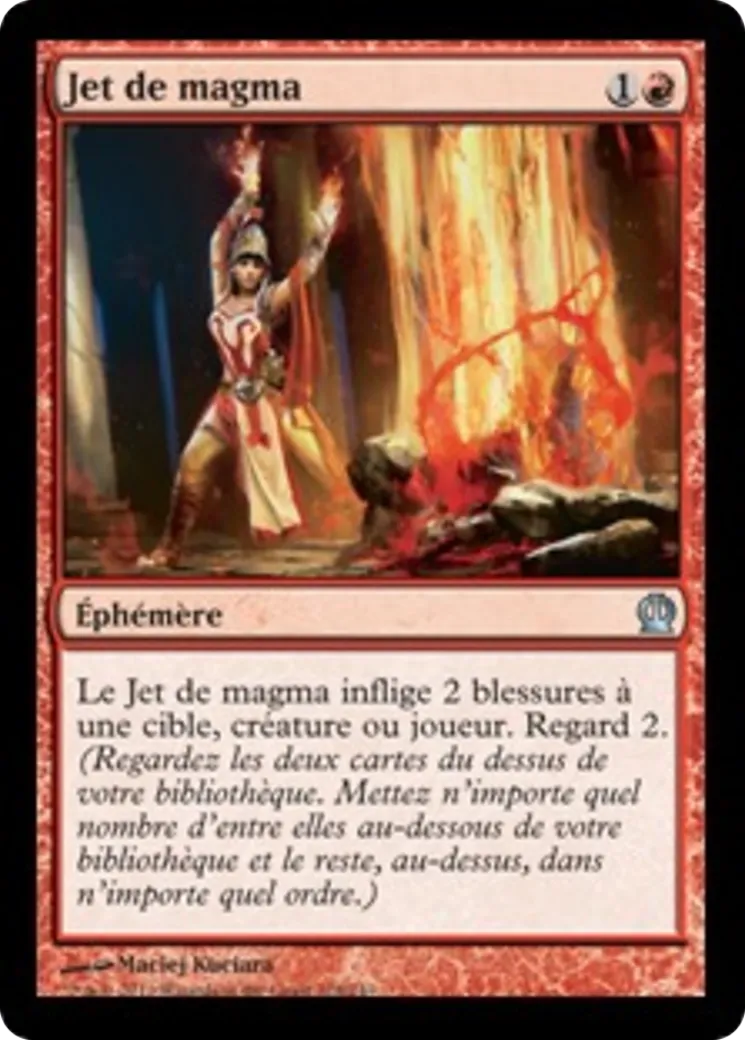 Jet de magma — Theros — Magic: The Gathering