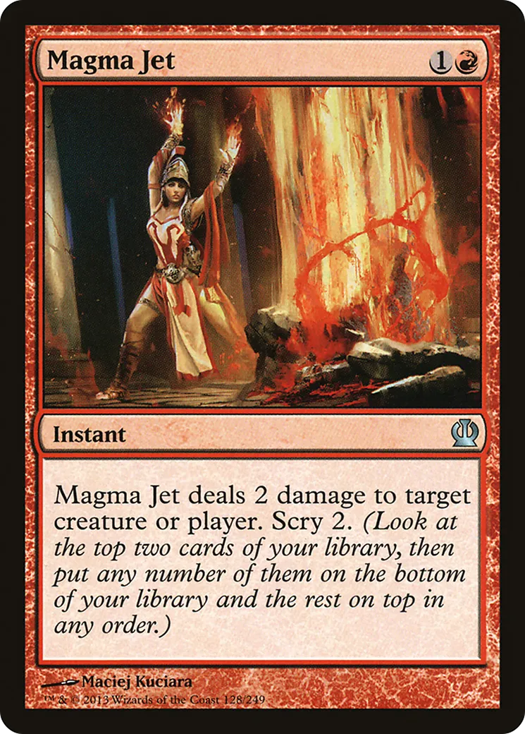 Magma Jet — Theros — Magic: The Gathering