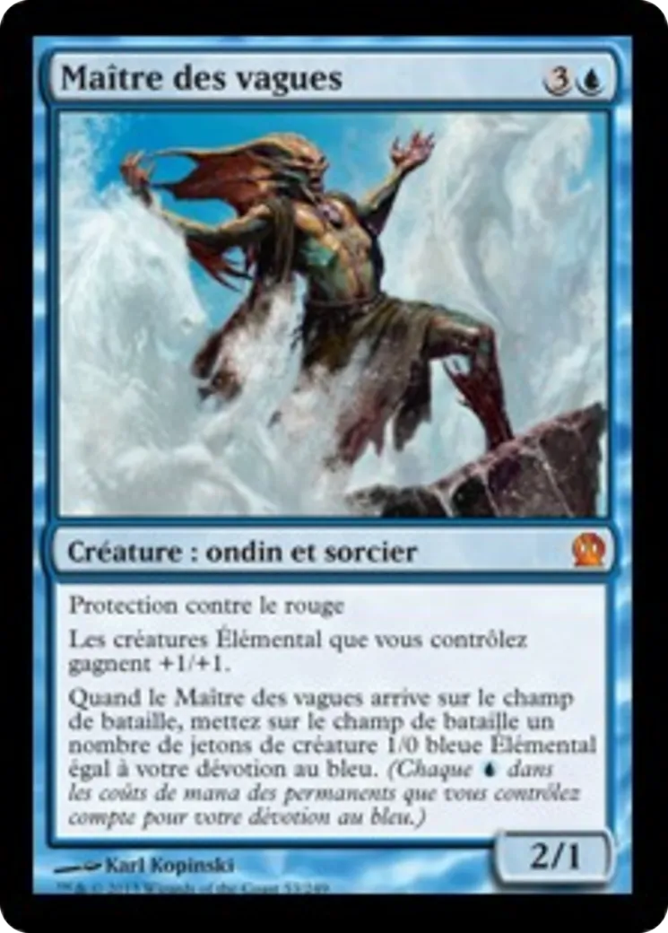 Maître des vagues — Theros — Magic: The Gathering