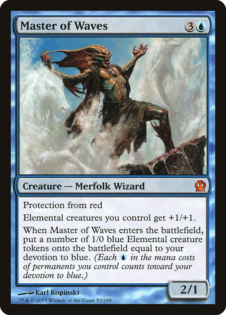 Master of Waves — Theros — Magic: The Gathering