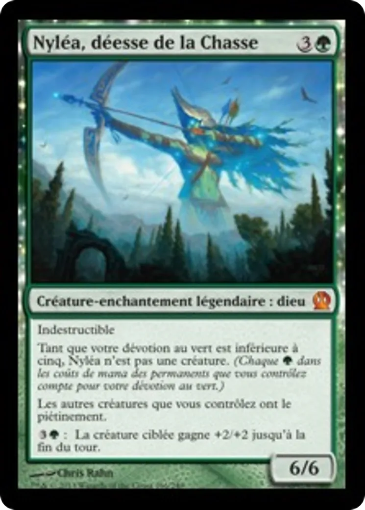 Nyléa, déesse de la Chasse — Theros — Magic: The Gathering