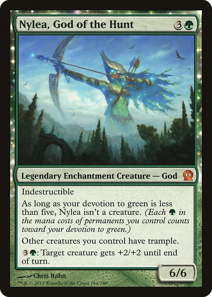 Nylea, God of the Hunt — Theros — Magic: The Gathering