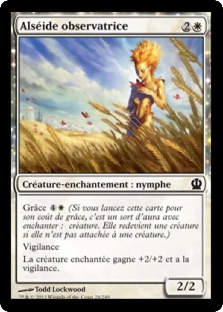 Alséide observatrice — Theros — Magic: The Gathering
