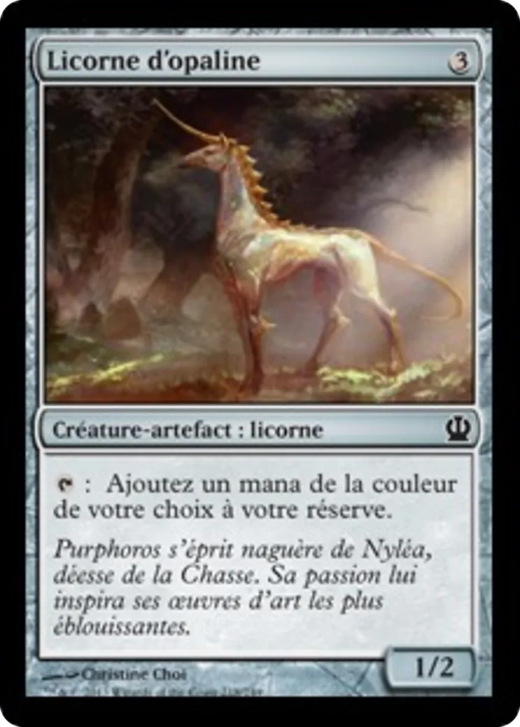 Licorne d'opaline — Theros — Magic: The Gathering