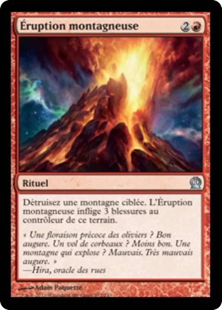 Éruption montagneuse — Theros — Magic: The Gathering