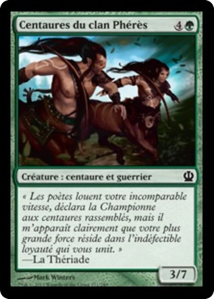 Centaures du clan Phérès — Theros — Magic: The Gathering