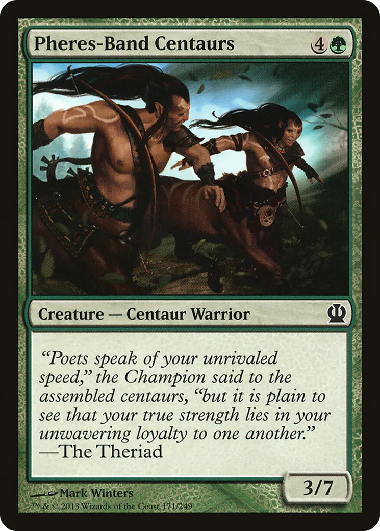 Centaures du clan Phérès — Theros — Magic: The Gathering