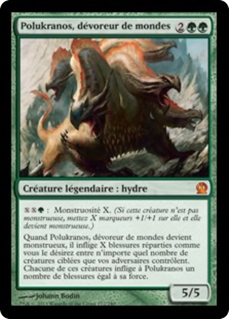 Polukranos, dévoreur de mondes — Theros — Magic: The Gathering